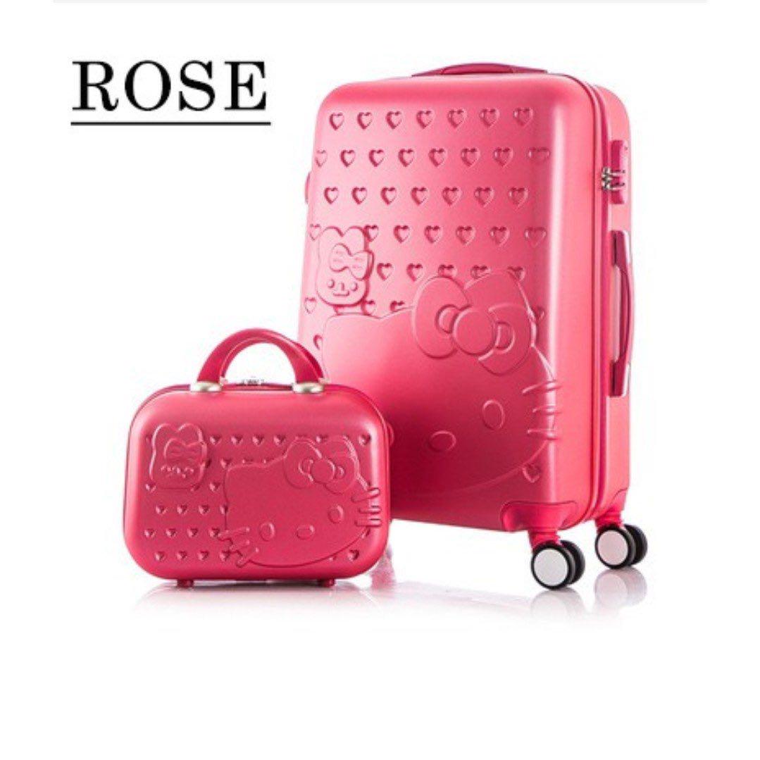 hello kitty spinner luggage
