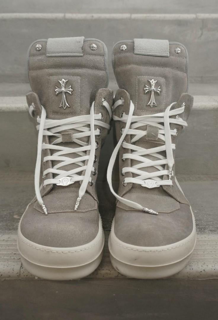 rick owens chrome hearts geobasket