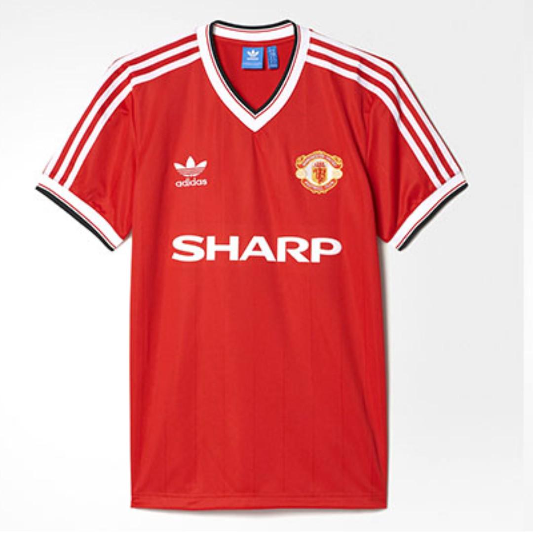 retro adidas man utd shirt