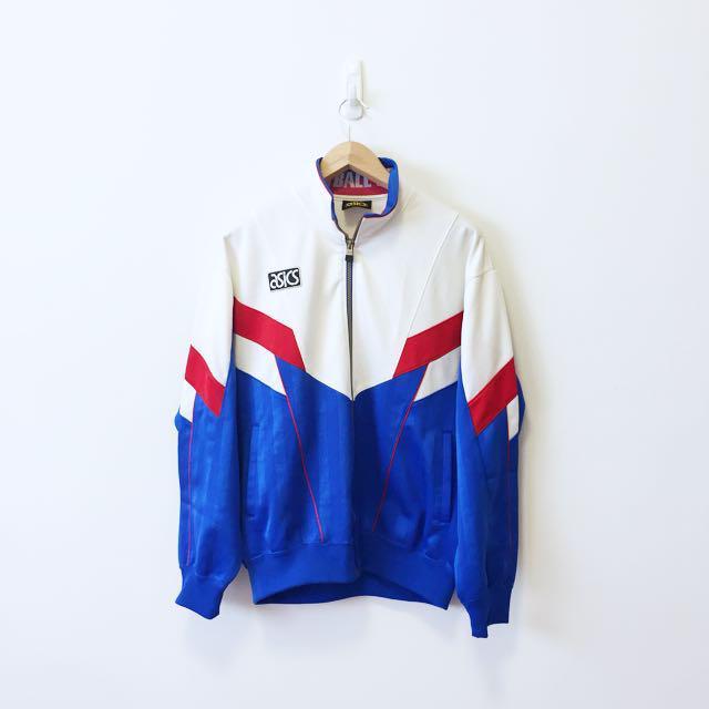 Asics Vintage Full Zip Front Pocket 