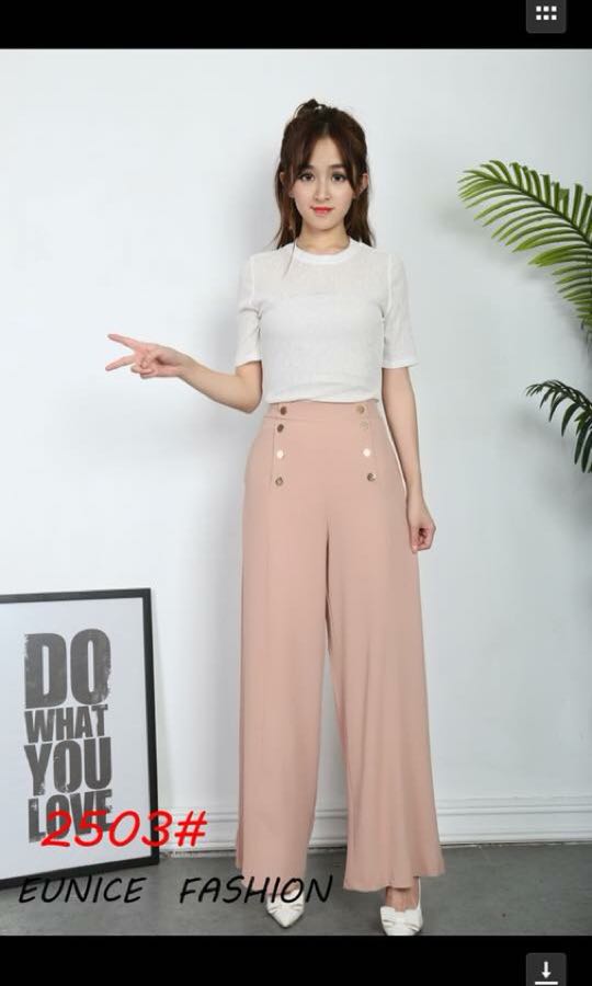 square pants and crop top outfit