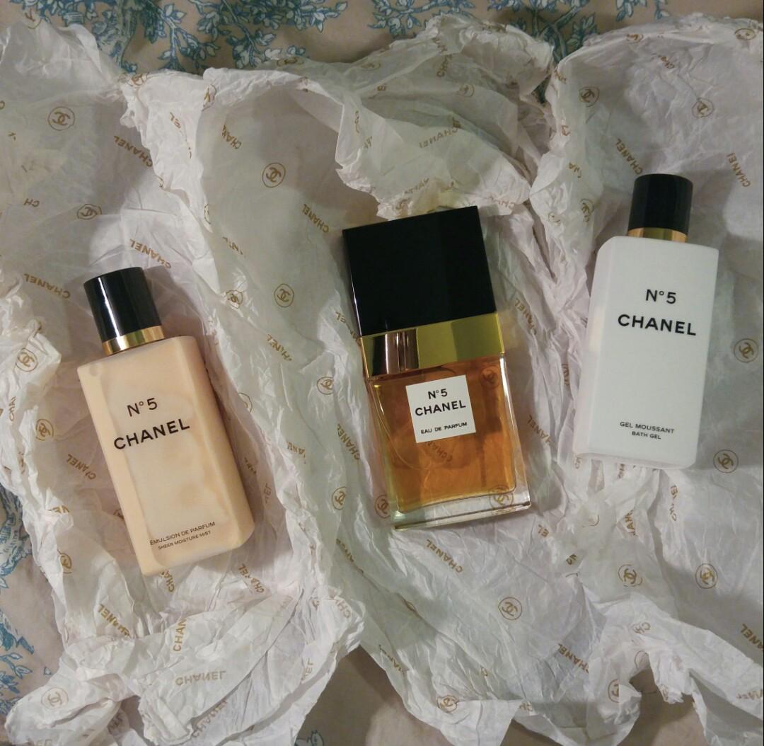 chanel no 5 perfume set