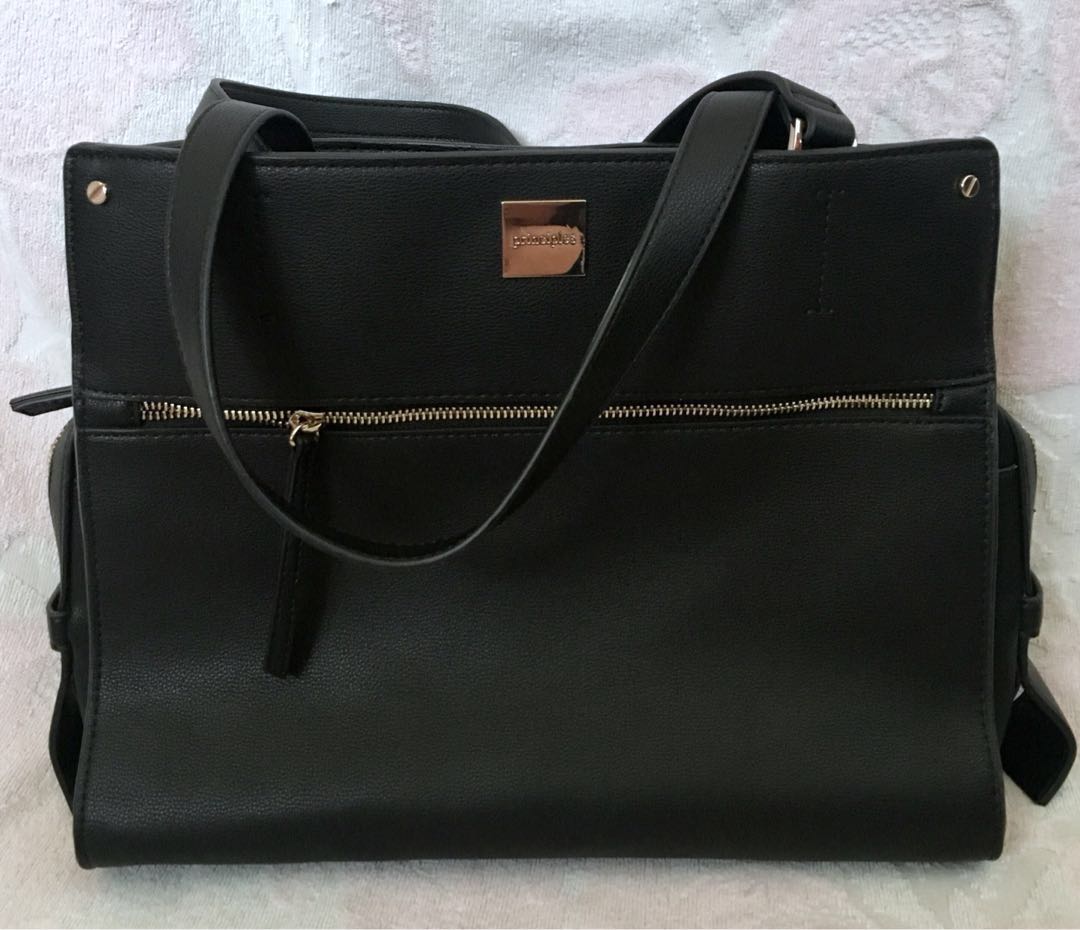 debenhams black tote bag
