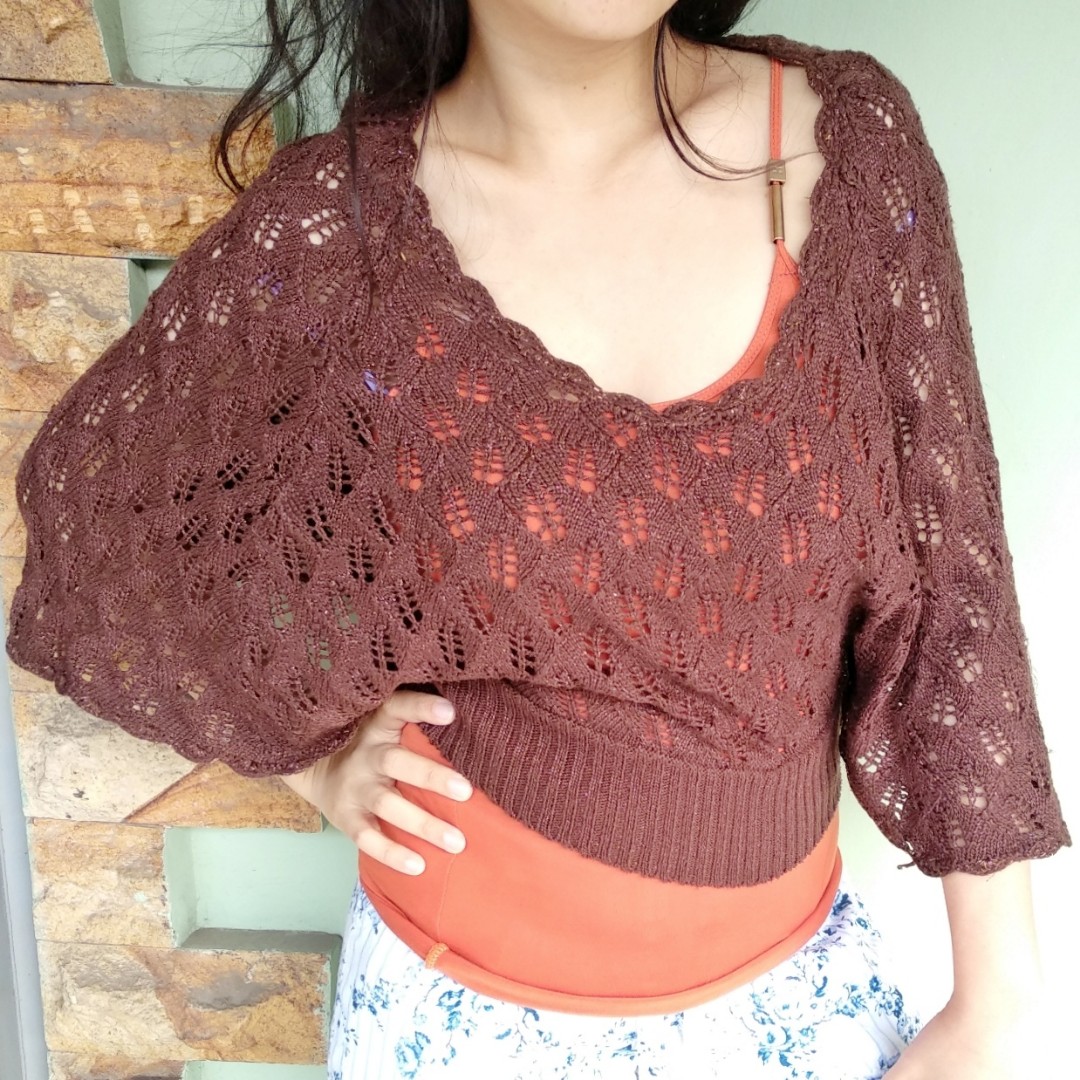 47+ Model Baju Kain Rajutan Terbaru