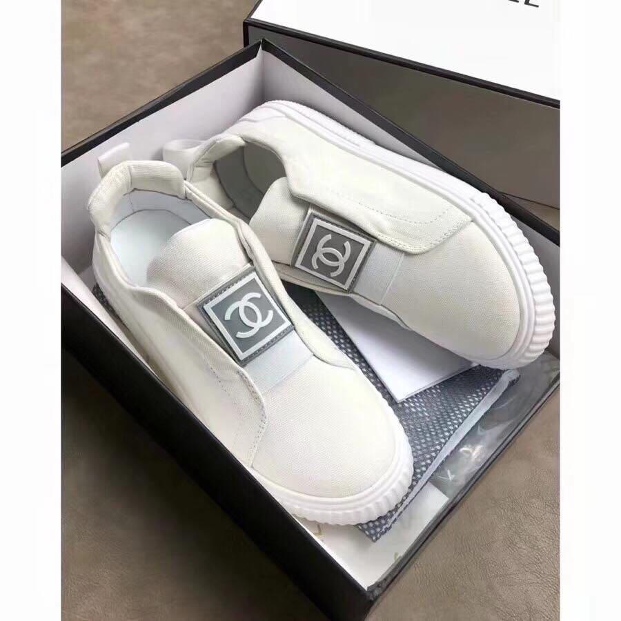 slip on chanel shoes