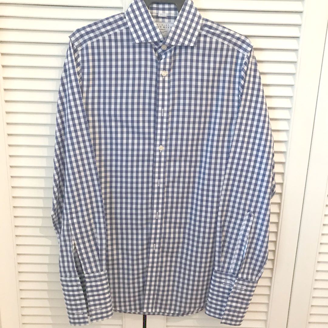 Charles Tyrwhitt Blue Checkered 