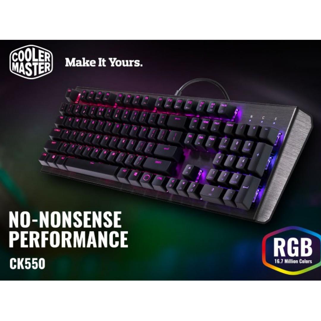 Cooler Master Ck550 Rgb Mechanical Keyboard Electronics Computer Parts Accessories On Carousell