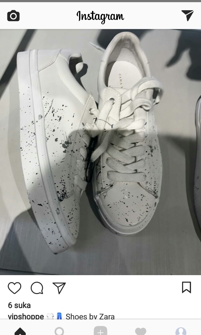 Dicari Sepatu Zara Man Fesyen Pria Sepatu Sneakers Di Carousell