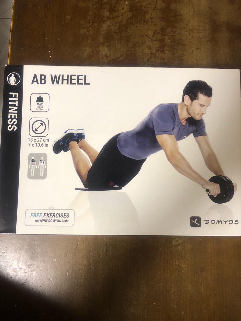 domyos ab wheel exercises