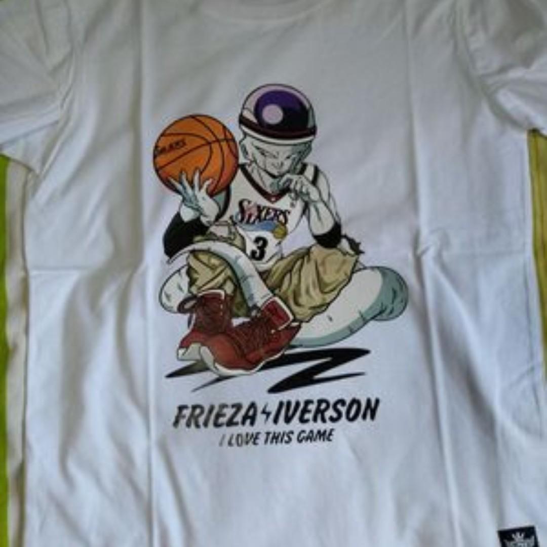 Frieza Iverson Designer Dragonball Z Nba Basketball Tee Men S