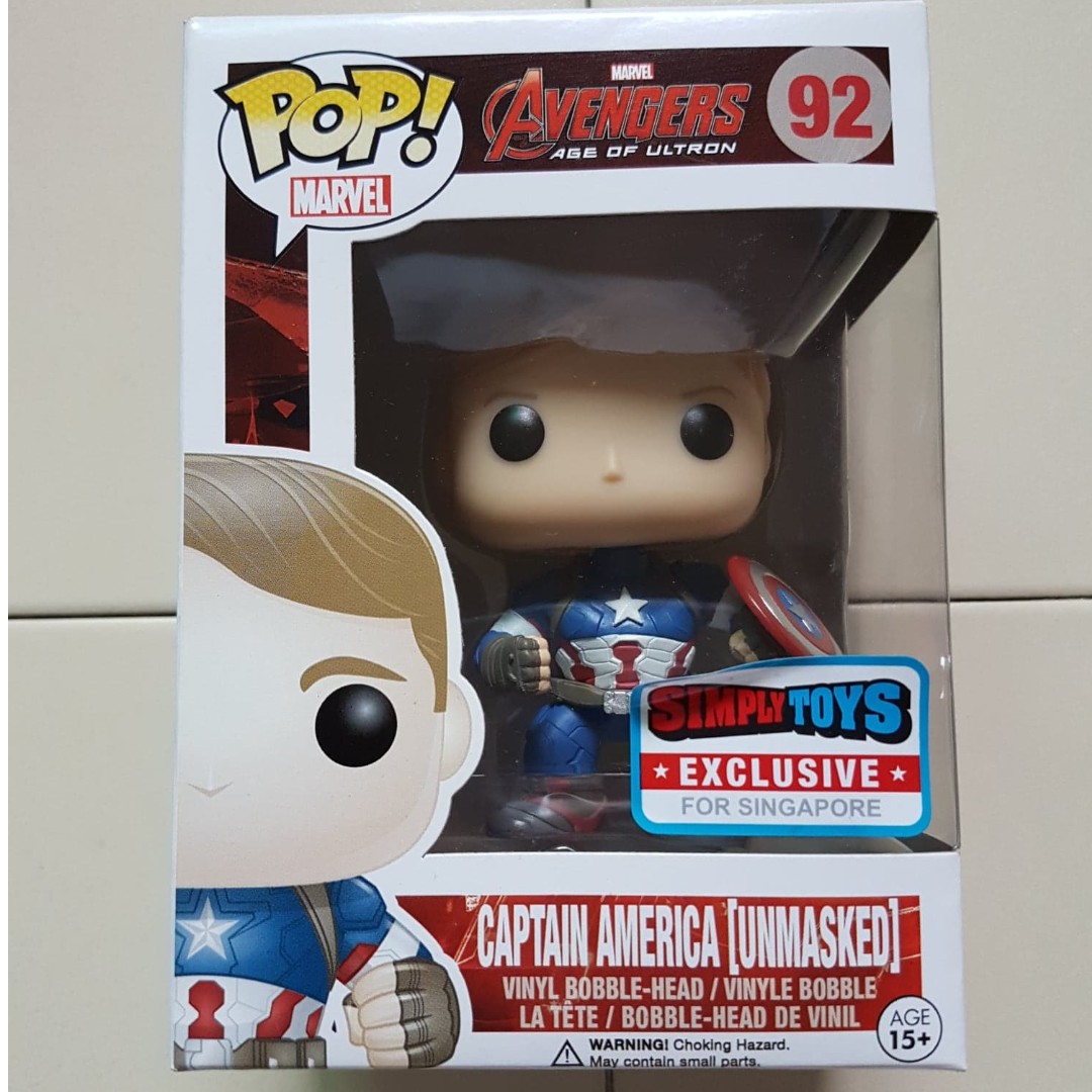 Unmasked iron man funko pop age of ultron online