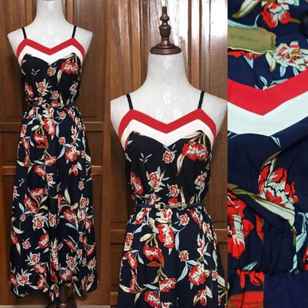 gucci floral maxi dress