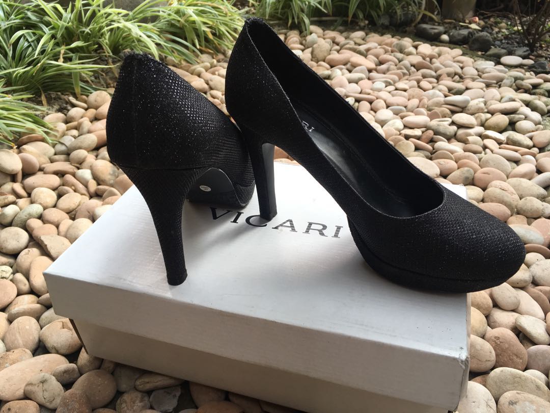 High Heels 10 Cm Tertutup Depan Fesyen Wanita Sepatu Di Carousell