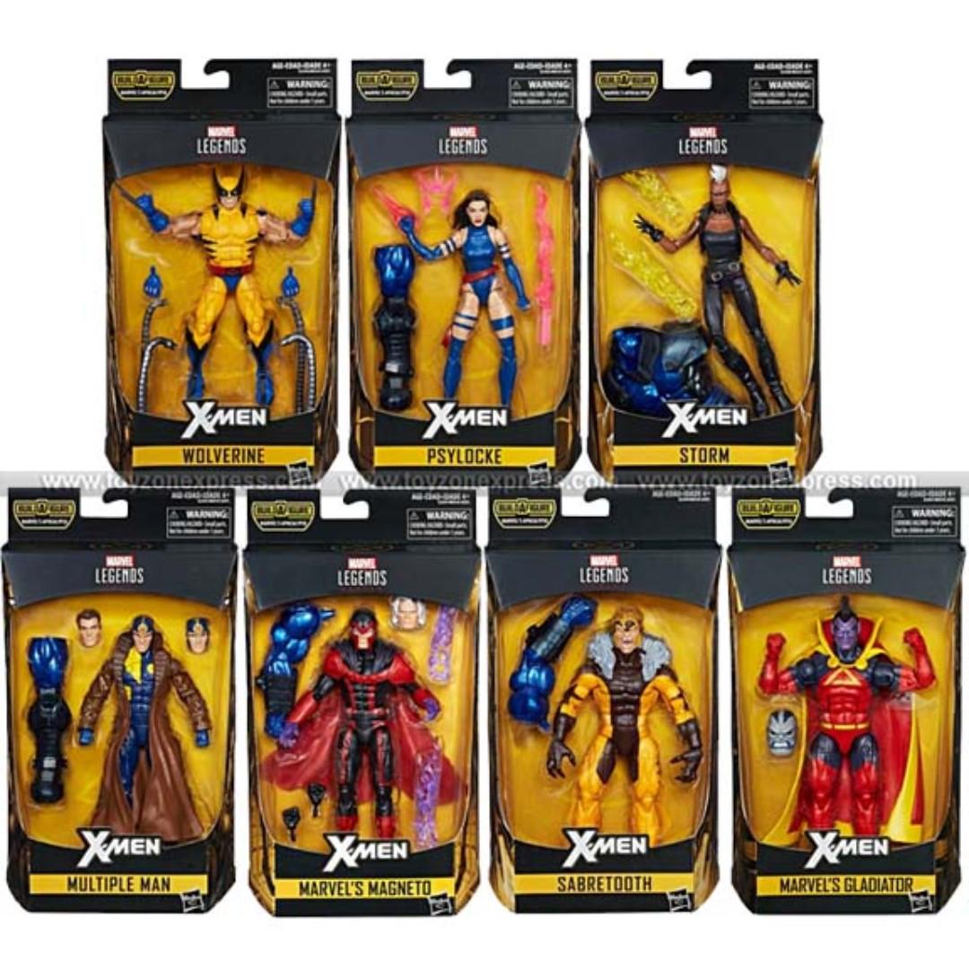 In Hand Hasbro Marvel Legends 6 Inch Baf Apocalypse Wave Set Of 7 Black Hair Psylocke Toys Games Bricks Figurines On Carousell
