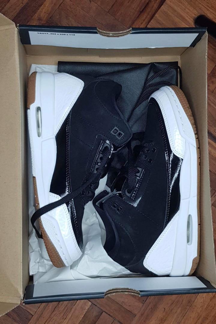 Jordan 3 black gum hot sale