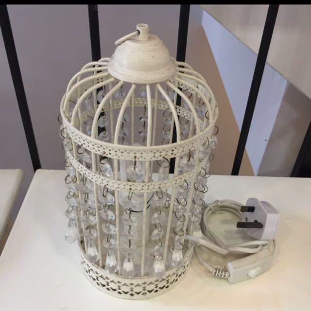 Laura ashley bird cage lamp sale
