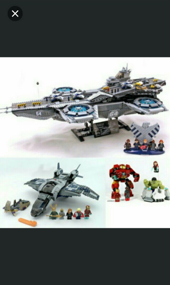 lego avengers quinjet aerial battle