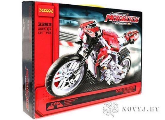 Lepin Decool 3352 Motorbike Compatible Lego Technic 8051 Hobbies Toys Toys Games on Carousell
