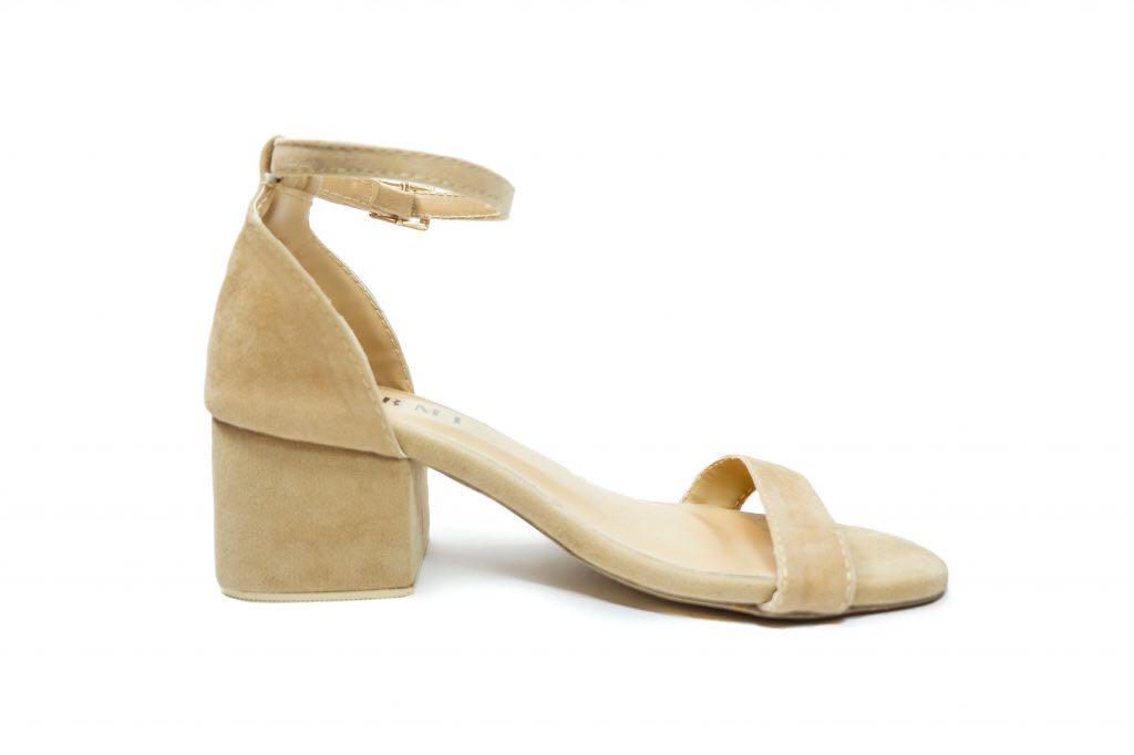 Nude Block Heels, Women's Fashion, Footwear, Heels on Carousell