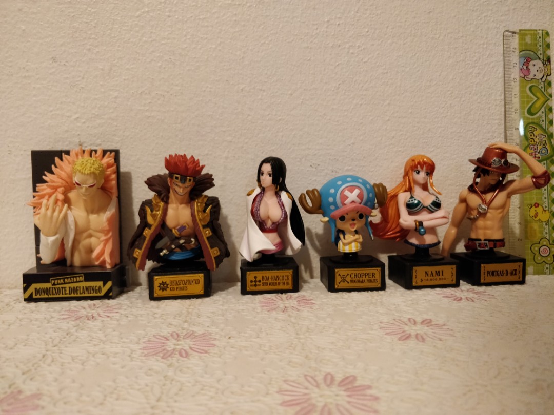 One Piece Bandai New World Appendix Statue Bust Figures:Kid, Nami, Ace ...