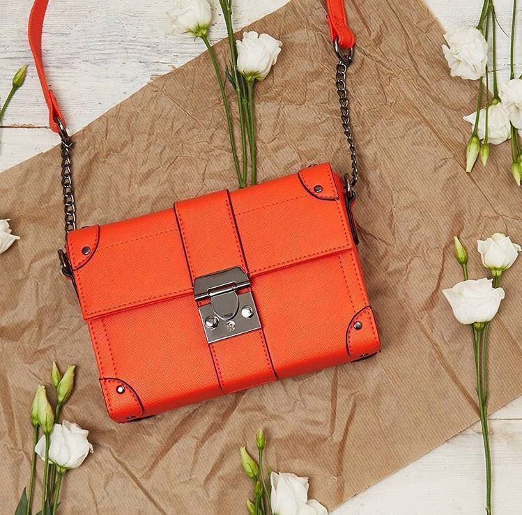 Primark orange bag top