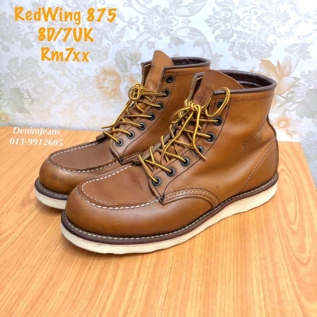 Original Redwing 875 Oro Iginal Leather Men S Fashion Footwear On Carousell
