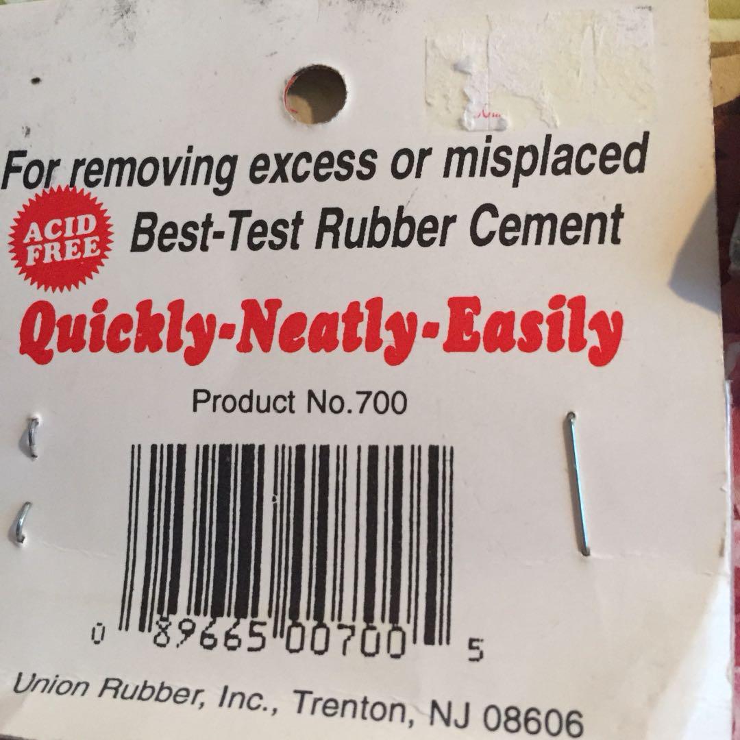 Best-Test Rubber Cement Pik-Up