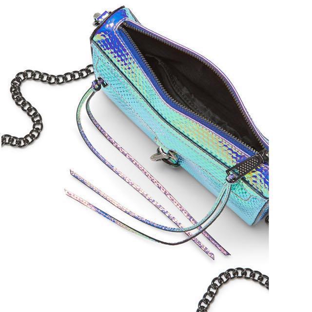Rebecca minkoff clearance hologram mini mac