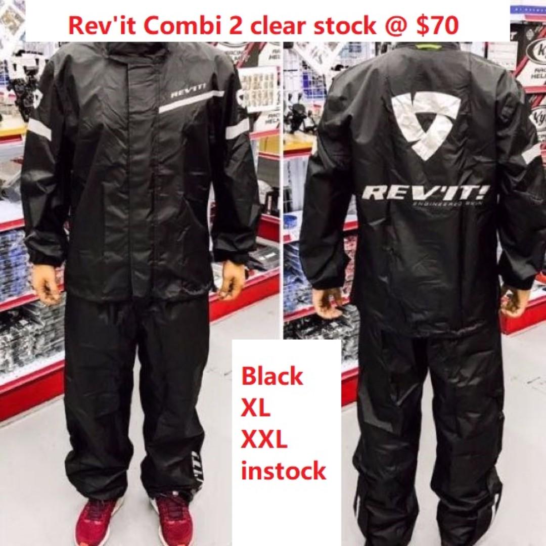 revit combi 2 rev it motorcycle motor bike raincoat Motorcycles
