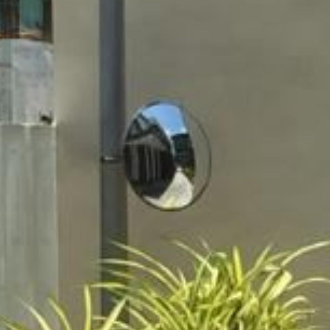 Round Convex Mirror size 18" diameter (Category: Everything Else Others) located in Manila. Submitted by ryuquico (Listing ID 182547710, Image 2). Description: Convex Mirrors are usually mounted on a wall or ceiling where hallways intersect each other, or where they make sharp turns. They are useful for people accessing the hallways, especially at locations having blind spots or where visibility may be limited. They are also used on roads, drivew