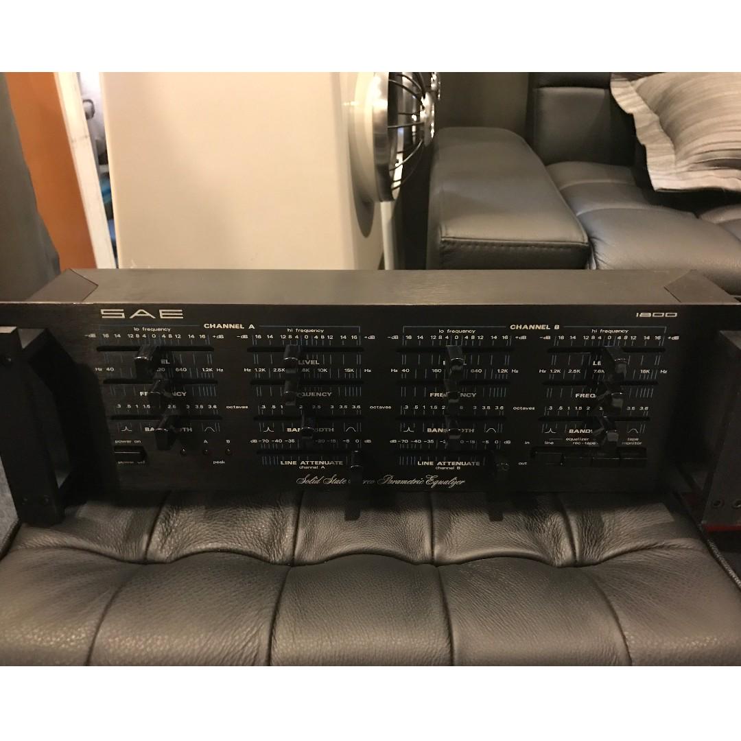 SAE Power Amplifier, Preamp & Equalizer Set, Audio, Other Audio