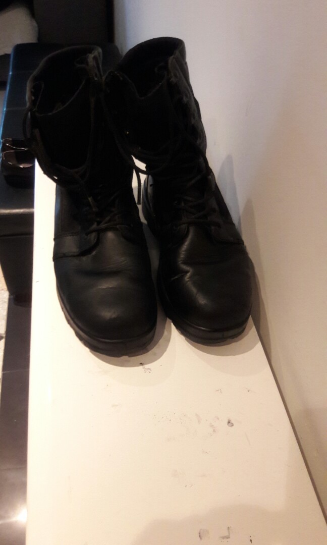 SAF Army boots, Everything Else on Carousell