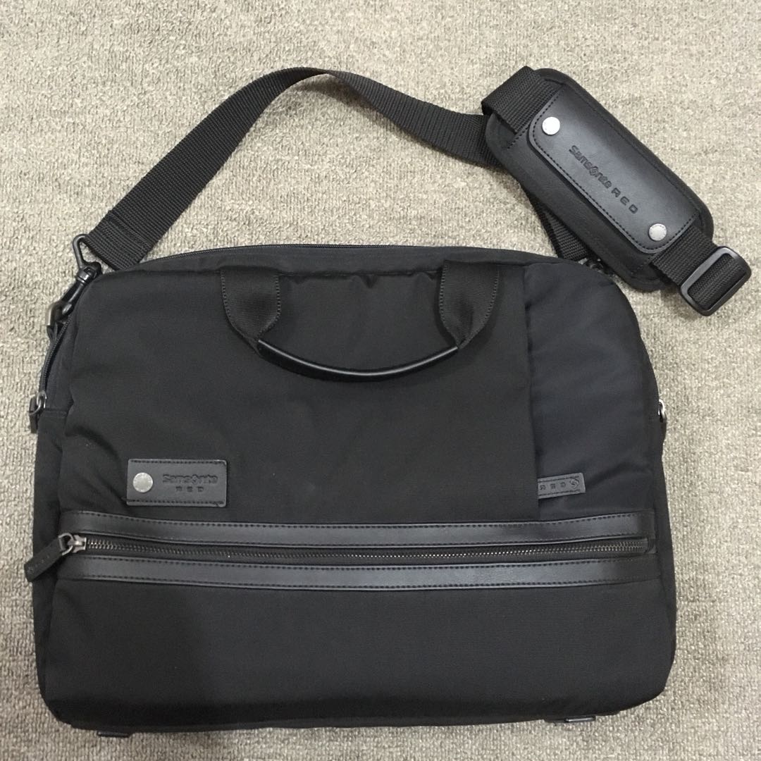 SAMSONITE RED LAPTOP BAG, Fesyen Pria 