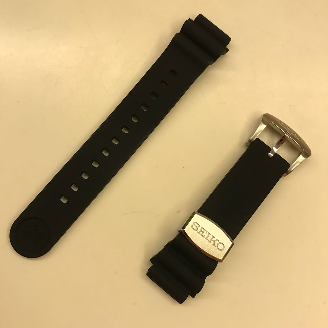 Seiko Silicone Diver Strap 20mm, Mobile Phones & Gadgets, Wearables & Smart  Watches on Carousell