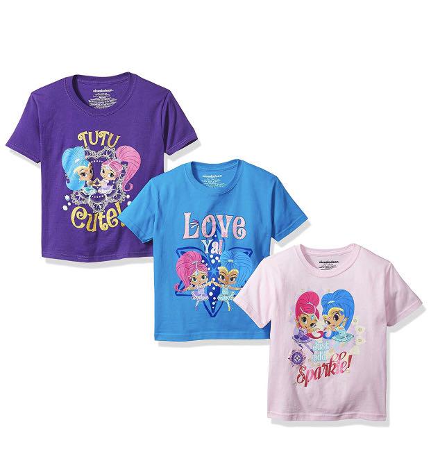 Shimmer Shine Girls T Shirt Babies Kids Girls Apparel 4 To