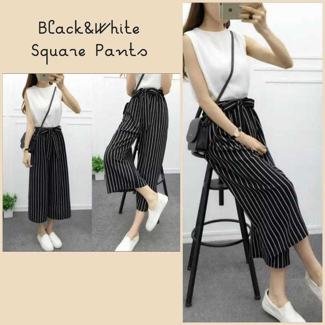 Sleeveless and square pants pair  Shopee Philippines