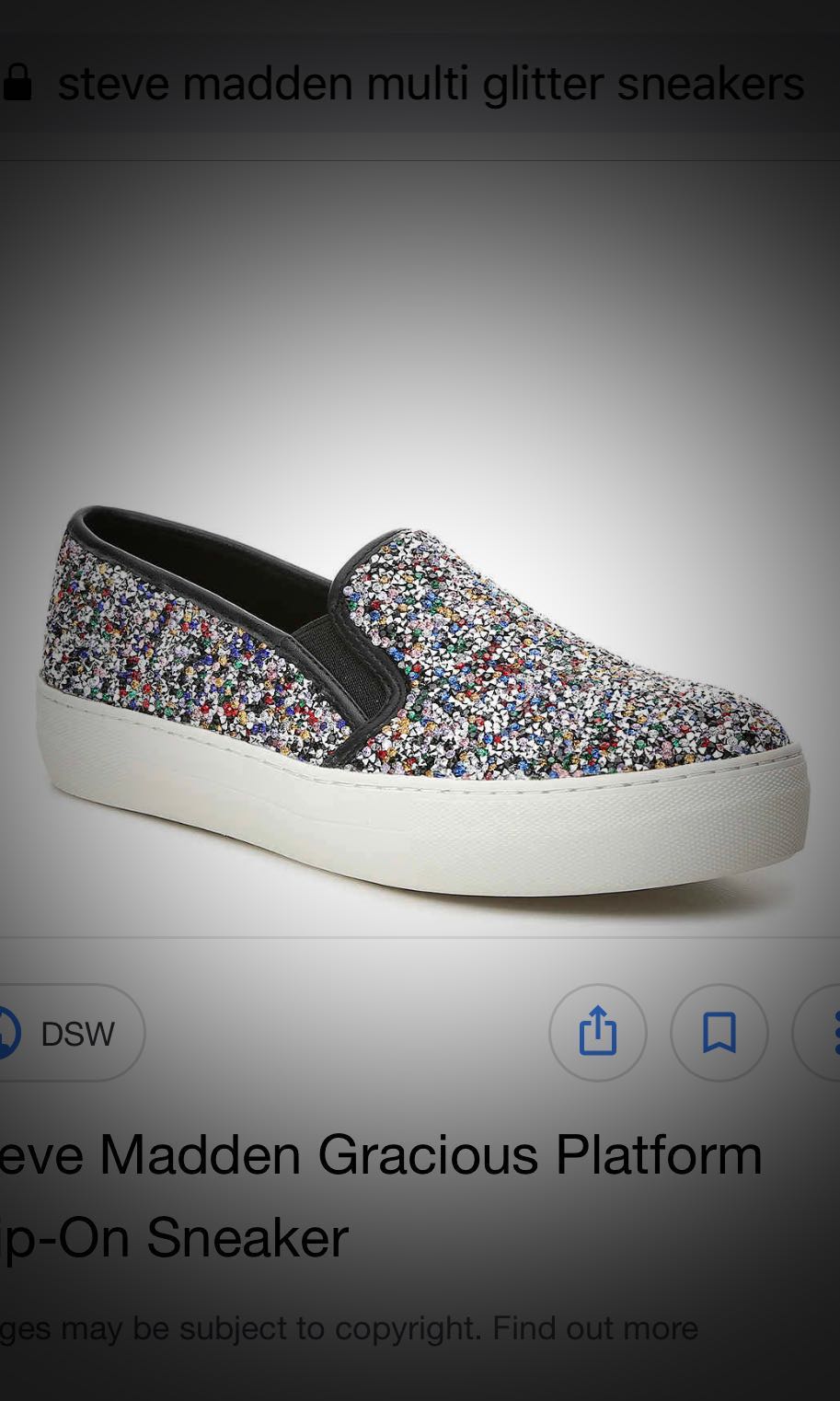 dsw glitter sneakers