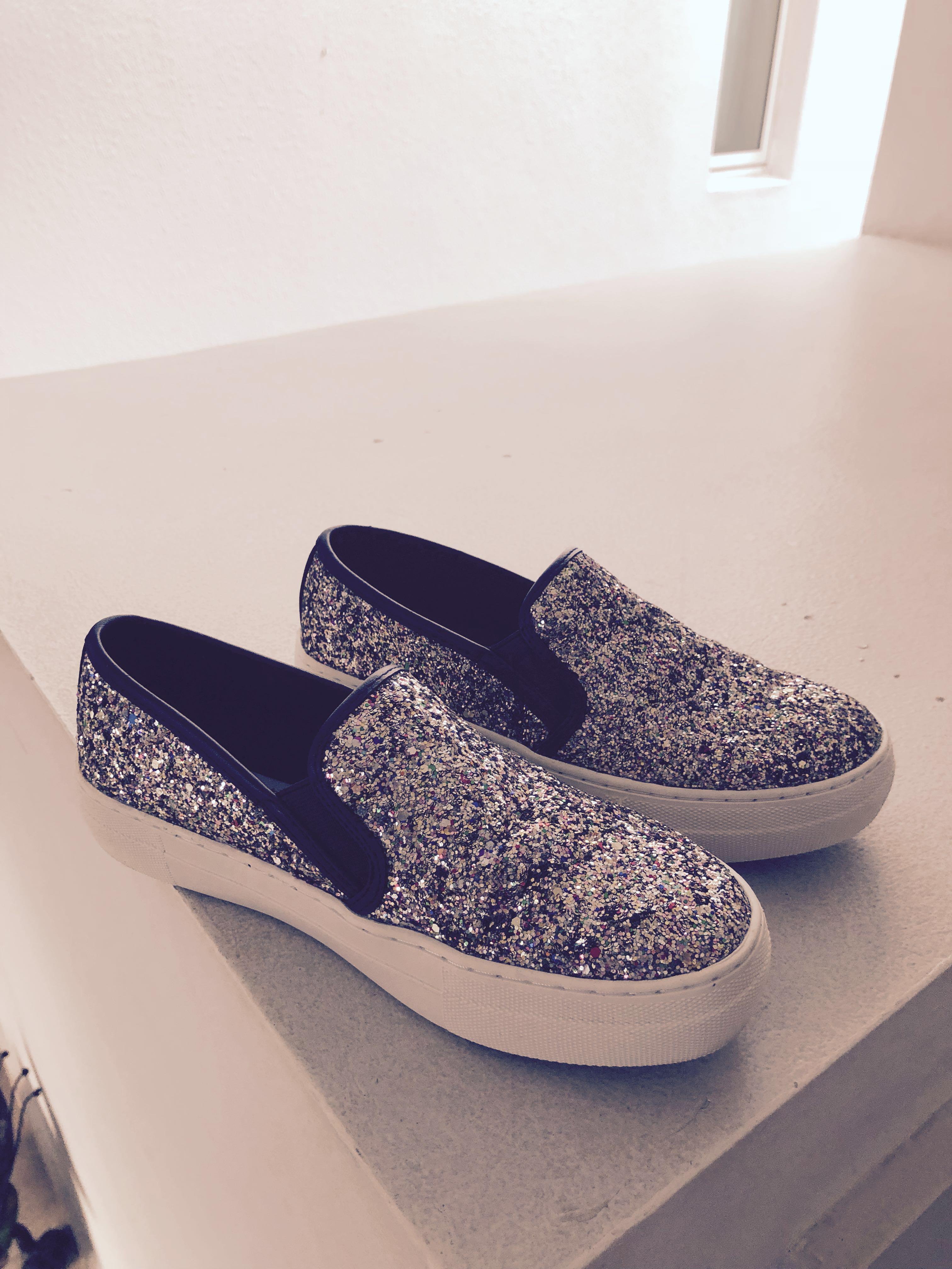 Steve Madden Glitter Sneakers