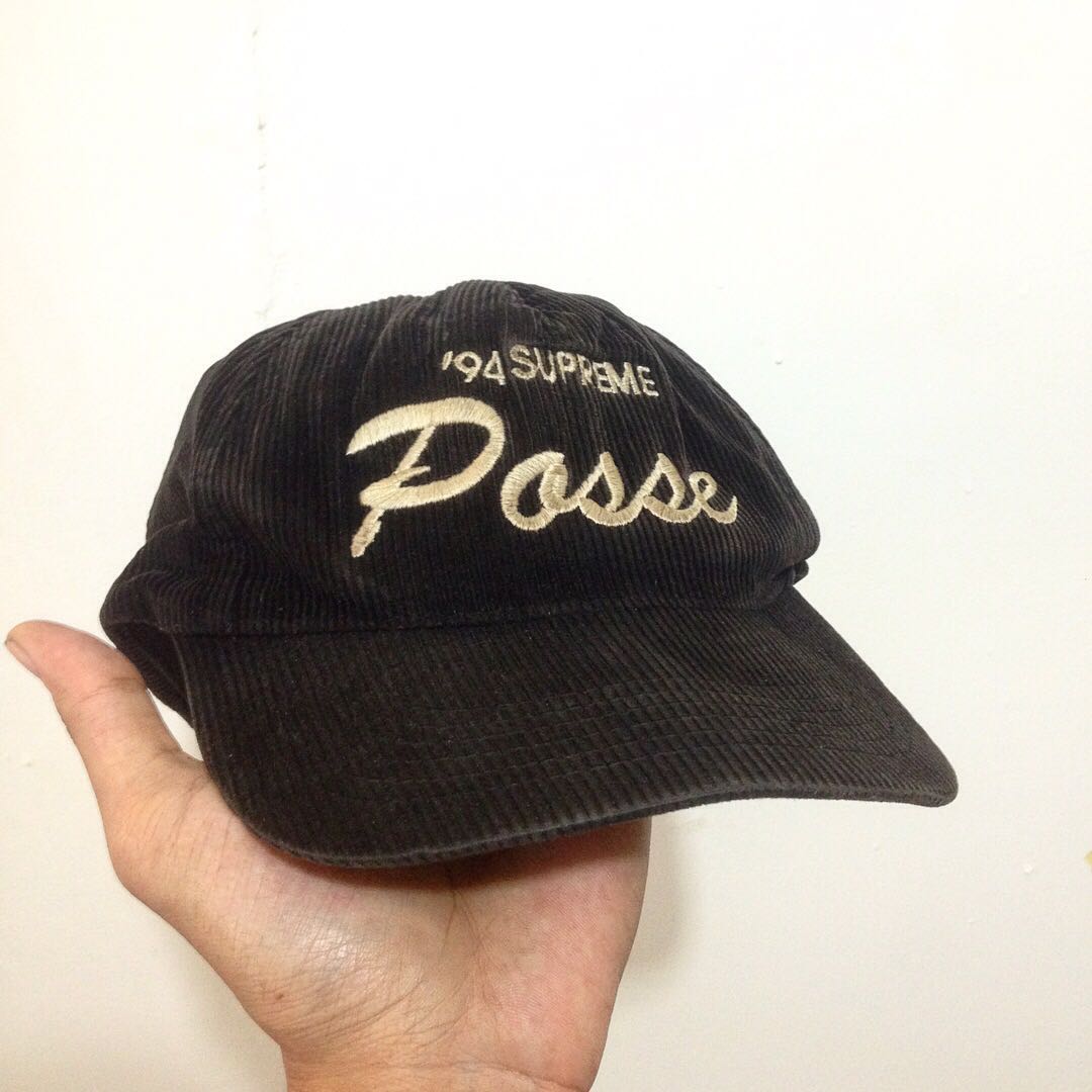 Supreme posse cap, Fesyen Pria, Aksesoris di Carousell