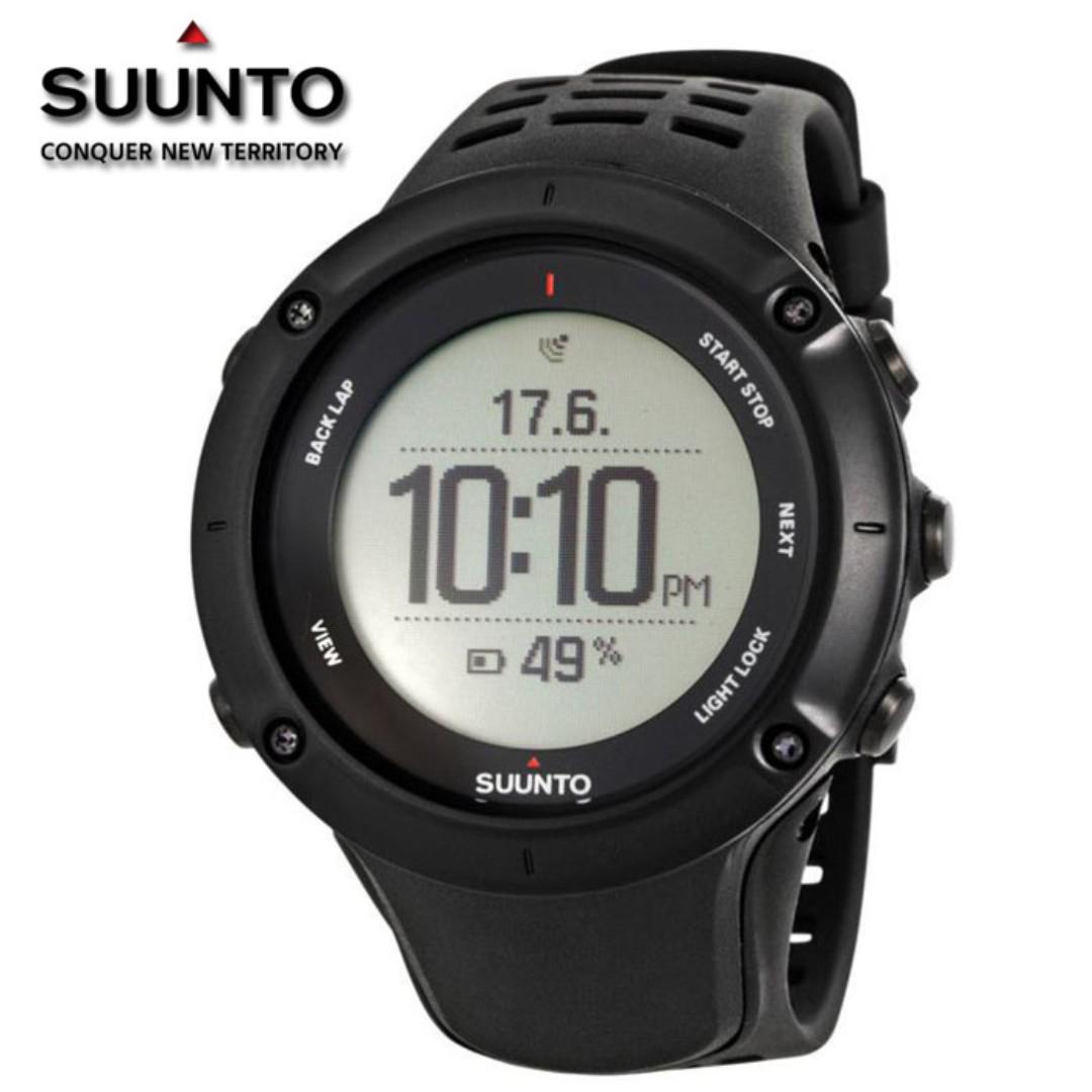 Suunto Ambit 3 Peak Black Hr Gps Heart Rate Men S Watch Ss020674000 Men S Fashion Watches On Carousell