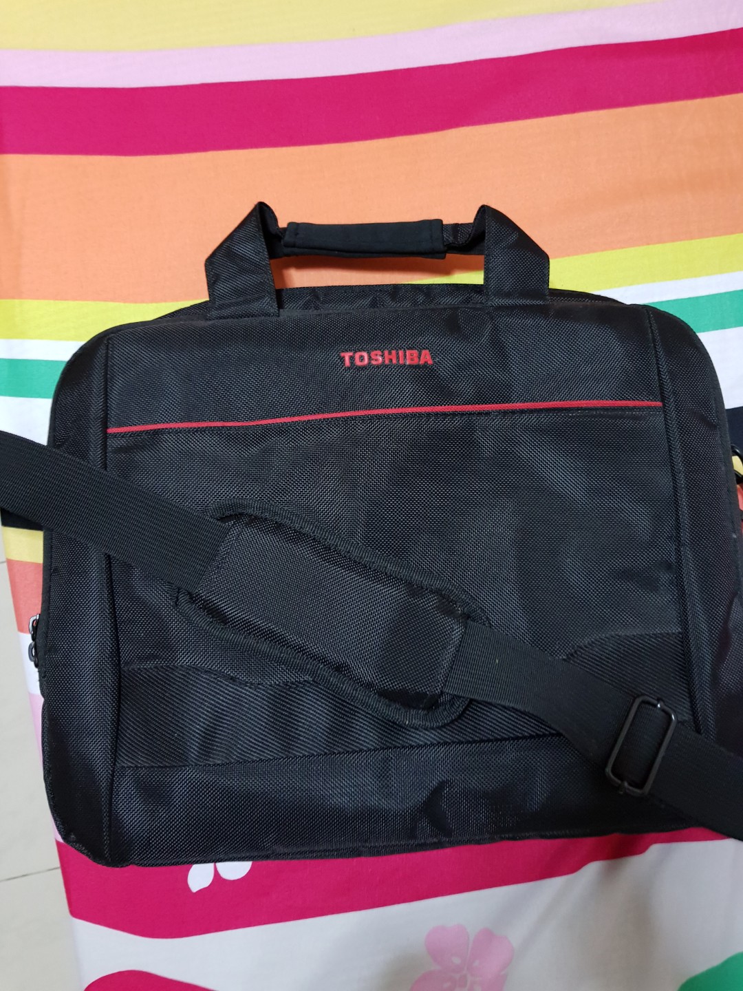 Toshiba laptop bag, Men's Fashion, Bags, Sling Bags on Carousell