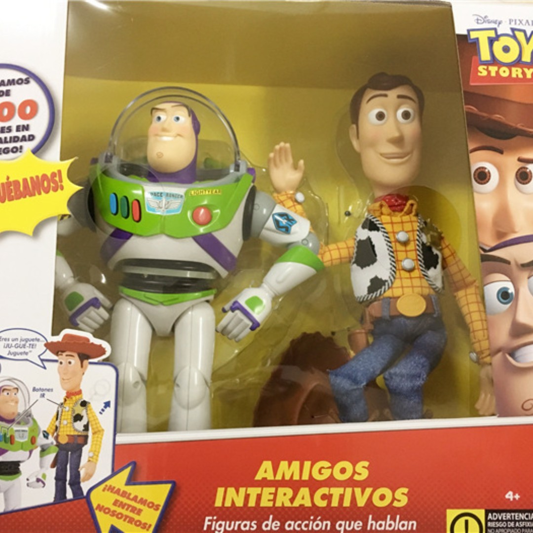 Buzz and woody talking action figures on sale