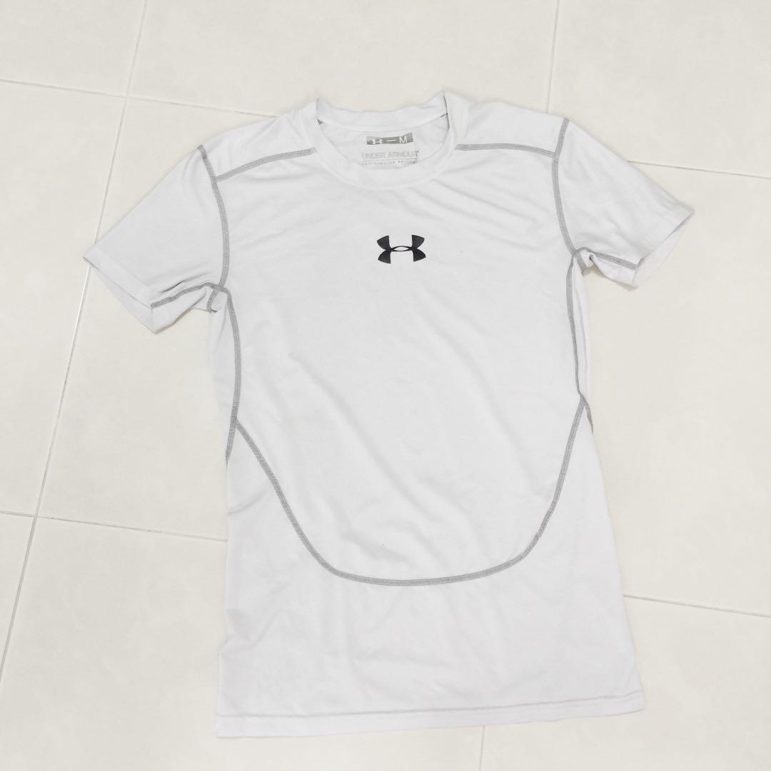 under armour white shirt