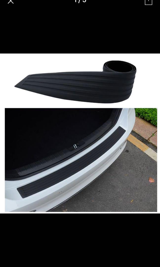 1 x Universal Rear Door Sill Guard Bumper Protector Trim Cover Protective Strip