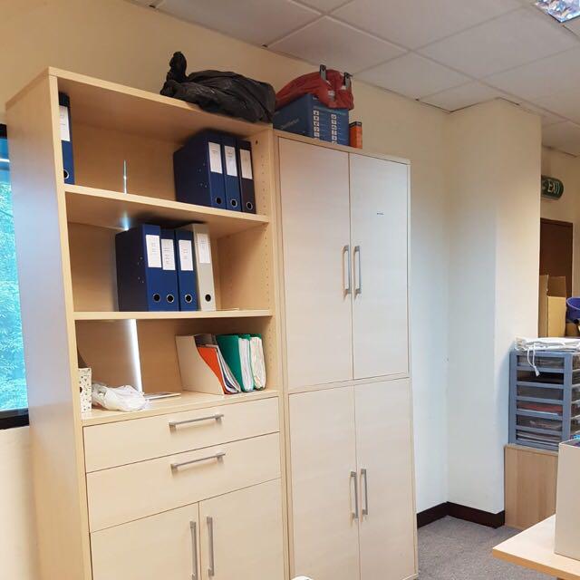 Used Office Cabinets Furniture Shelves Drawers On Carousell