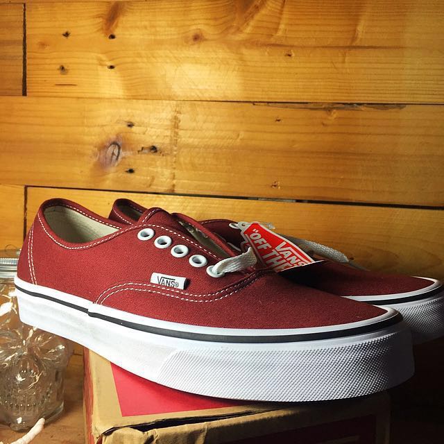 Vans authentic madder brown sale