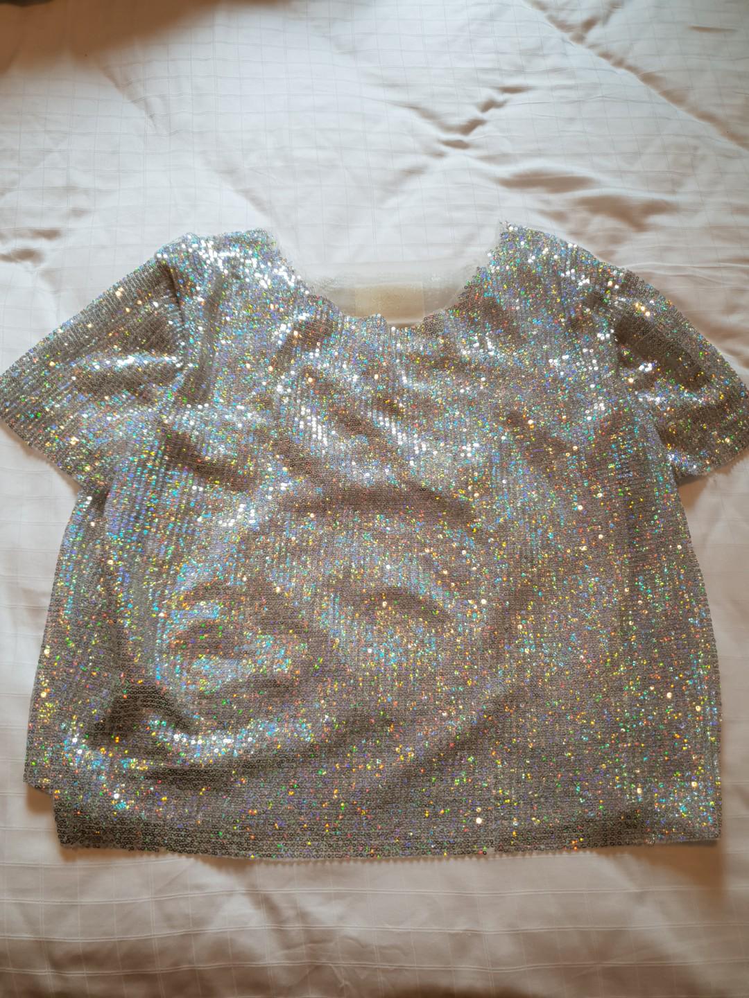 Very blink shimmery sequin top. Women s Fashion Tops Blouses on