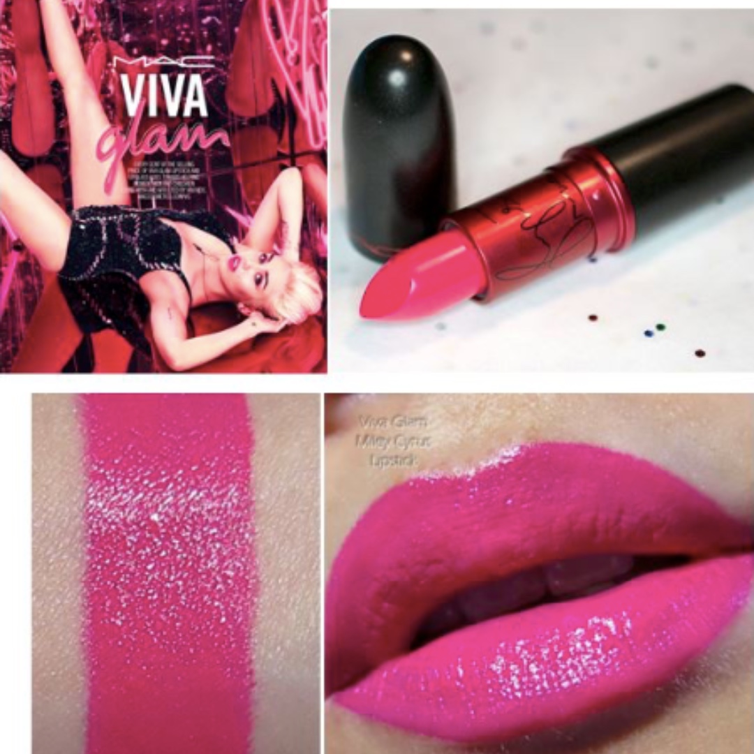 Viva Glam Miley Cyrus Lipstick (Category: Makeup) located in Quezon City. Submitted by graciousgracemanahan (Listing ID 182617999, Image 1). Description: Used Once. Swatched. 98% Unused. Shade: Viva Glam Miley Cyrus Amplified.