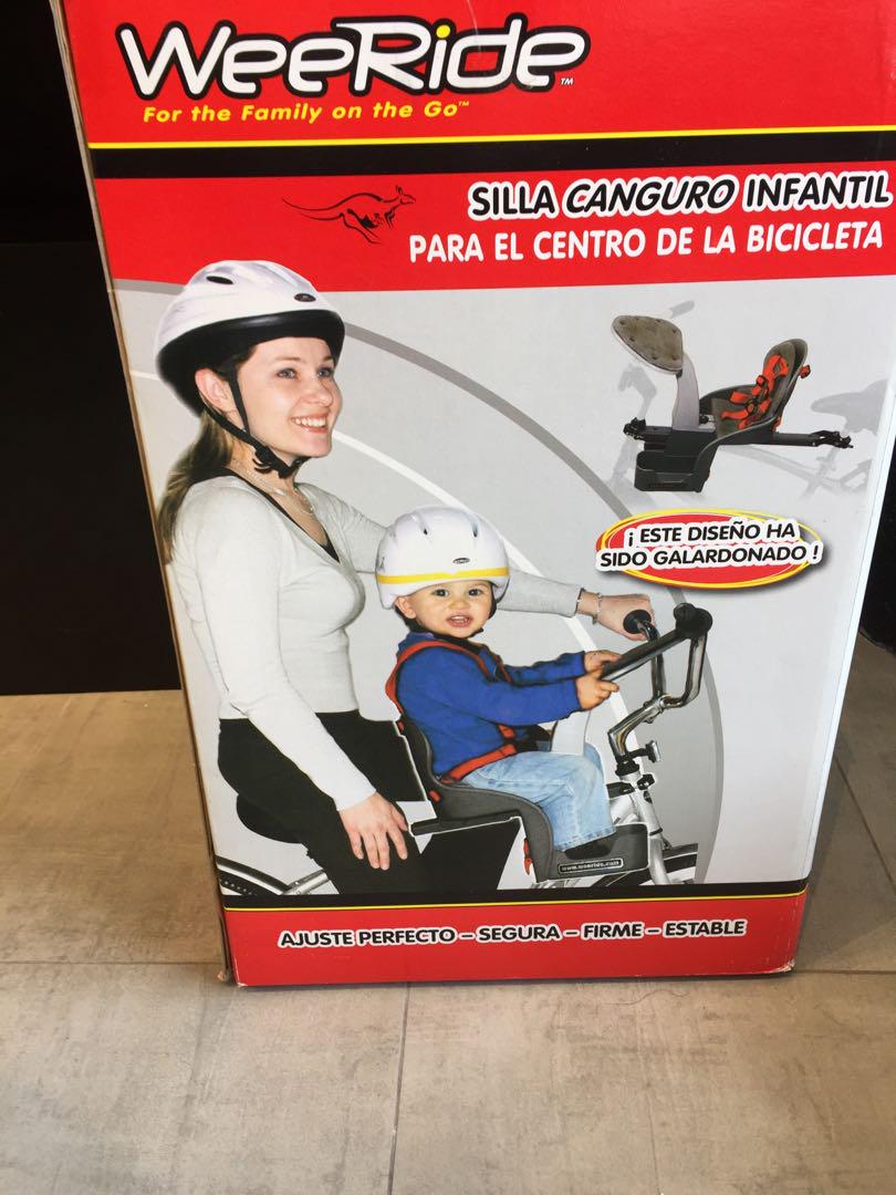 Weeride center deals mounted child carrier