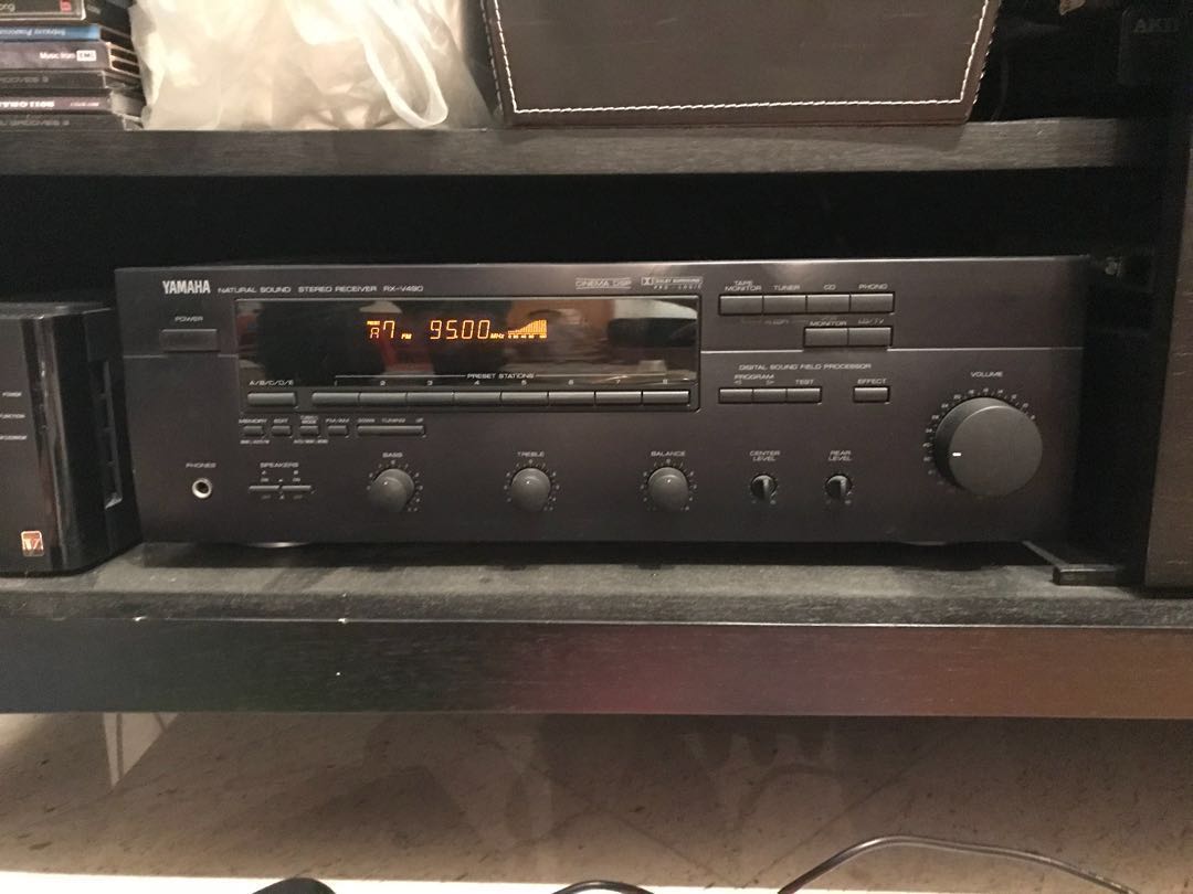 Yamaha RXV490 AV Receiver Amplifier, Audio, Soundbars, Speakers